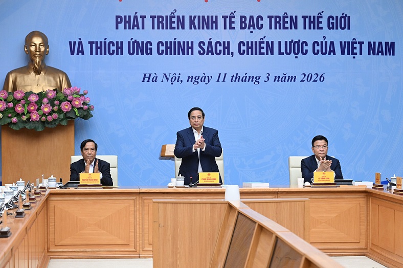 Thủ tướng Phạm Minh Chính chủ trì hội nghị về phát triển “Kinh tế bạc”